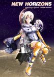  1girl absurdres american_flag artist_request camera charon_(moon) english highres mecha_musume nasa new_horizons original personification pluto_(planet) space tagme 