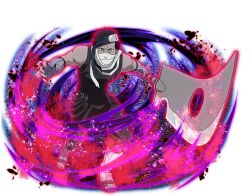  1boy black_pants black_shirt fingerless_gloves forehead_protector gloves grey_gloves holding holding_polearm holding_weapon huge_weapon kirigakure_symbol looking_at_viewer mask momochi_zabuza mouth_mask naruto_(classic) naruto_(series) naruto_shippuuden:_ultimate_ninja_blazing official_art open-toe_boots pants polearm shirt short_hair sleeveless sleeveless_shirt solo weapon white_mask 