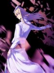  1boy arrancar back black_background bleach blonde_hair long_hair solo violet_eyes yaka_(kk1177) yylfordt_granz 