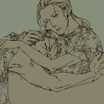  metal_gear_solid metal_gear_solid_3 naked_snake oekaki sleeping the_boss 