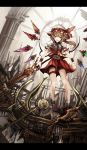  flandre_scarlet hat makai_no_juumin ponytail red_eyes short_hair side_ponytail solo sword touhou weapon wings 