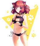  bikini blush love_live!_school_idol_project nishikino_maki purple_eyes redhead short_hair shy 