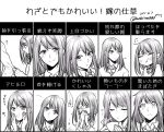  1girl emotion hoshina_satoya original translation_request 
