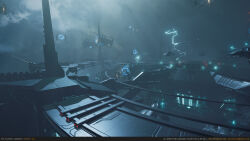  3d absurdres artist_name autodesk_3ds_max_(medium) battleship_(eve_online) blue_theme building clouds commentary copyright_name drifters_(eve_online) electricity email_address english_commentary english_text eve:_valkyrie eve_online glowing highres lightning military_vehicle neil_gowland official_art outdoors radio_antenna realistic scenery science_fiction space space_station spacecraft star_(sky) starry_sky_background unreal_engine_(medium) web_address 