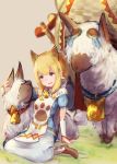  1girl animal_ears cat_ears monster_hunter nekojo roll_okashi 