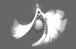  absurdres arthropod_girl artist_name black_skin colored_skin commentary_request crossed_arms faceless giant giantess grand_mother_silk_(hollow_knight) grey_background highres hollow_knight hollow_knight:_silksong korean_commentary long_hair no_mouth rukan simple_background very_long_hair white_hair 
