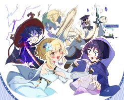  1girl 3boys arm_cutout armor artist_name attack bad_anatomy bad_hands battle black_bodysuit black_boots black_bridal_gauntlets black_corset black_dress black_gloves black_hair black_kimono black_shorts black_sleeves black_thighhighs black_veil blank_eyes blonde_hair blue_cape blue_flower blue_gem blue_hat blue_jingasa blunt_ends blush bodysuit boots bow braid breasts bridal_gauntlets cape chopgiu clenched_teeth clothing_cutout colored_inner_hair corset covering_own_ears detached_sleeves dress ear_protection explosive eyeliner facing_down facing_up feathers fingernails firing flower frilled_sleeves frills gem genshin_impact gloves gold gold_ring gold_trim grenade grenade_pin grin gun hair_flower hair_ornament half_up_braid hand_up hat highres holding holding_gun holding_weapon index_finger_raised japanese_armor japanese_clothes jewelry jingasa juban kariginu kimono kote kurokote layered_sleeves looking_at_another lumine_(as_heaven_and_earth_are_made_anew)_(genshin_impact) lumine_(genshin_impact) lumine_(night_hunt_in_snow)_(genshin_impact) makeup mandarin_collar medium_breasts medium_dress middle_ring motion_lines multicolored_flower multicolored_hair multiple_boys multiple_costumes multiple_persona neck_ring nervous_sweating open_clothes open_kimono open_mouth partially_fingerless_gloves pointing pointing_at_another pom_pom_(clothes) purple_bow purple_electricity purple_hair purple_sleeves purple_veil red_eyeliner red_hat red_kimono rifle scaramouche_(genshin_impact) scaramouche_(harbinger)_(genshin_impact) scaramouche_(kabukimono)_(genshin_impact) see-through_clothes see-through_veil shaded_face short_hair short_hair_with_long_locks shorts shoulder_peek side_cape sidelocks single_sode smile string sweat teeth thigh-highs tongue upper_teeth_only vambraces veil w wanderer_(genshin_impact) weapon white_background white_bow white_cape white_dress white_flower white_kimono white_sleeves wide-eyed yellow_eyes yellow_feathers 