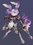  1boy animalization aoneko armor belderiver furry odin_sphere oswald pooka_(odin_sphere) solo sword weapon 