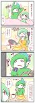  4koma apron comic gallade gardevoir highres no_humans pokemon pokemon_(creature) sougetsu_(yosinoya35) translation_request 