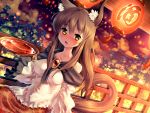  1girl animal_ears brown_eyes brown_hair imaizumi_kagerou sakazuki solo touhou volcano_(liao) wolf_ears 