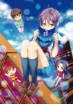  asakura_ryouko blu-ray_cover bookshelf glasses kyon kyon_no_imouto lowres nagato_yuki nagato_yuki-chan_no_shoushitsu purple_hair school_uniform serafuku short_hair suzumiya_haruhi_no_shoushitsu suzumiya_haruhi_no_yuuutsu tagme 