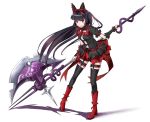  black_hair black_legwear colored gate_-_jieitai_ka_no_chi_nite_kaku_tatakaeri long_hair red_eyes rory_mercury smile 