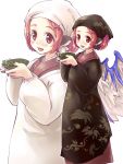  apron bad_id forehead hat head_scarf hitoshise japanese_clothes mystia_lorelei okamisty pink_hair short_hair solo touhou wings zoom_layer 