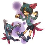  1girl hitec moemon personification pokemon pokemon_(creature) pokemon_(game) pokemon_gsc sneasel 