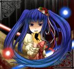  blue_hair butterfly furudo_erika komore twintails umineko_ep5_character umineko_no_naku_koro_ni 