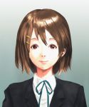  brown_hair data966 data_(remmings_nest) hair_ornament hairclip hirasawa_yui k-on! realistic school_uniform short_hair solo 