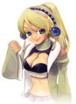  aira129 atelier_(series) atelier_marie blonde_hair blue_eyes colored_eyelashes hair_ornament marie_(atelier) solo 