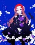  1girl aikatsu! dress gothic_lolita lolita_fashion long_hair microphone_stand nishida_asako otoshiro_noel redhead 