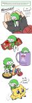  &gt;:o 0_0 :o absurdres amiibo black_gloves blue_eyes blush buttons clenched_hand clothes_writing coffee_mug cup eating empty_eyes english engrish facial_hair faux_figurine fingerless_gloves fingernails fireball flat_cap full_body gameplay_mechanics gardevoir gloves hat highres in_container in_cup in_palm joltik koffing long_sleeves m&amp;m&#039;s mario super_mario_bros. mustache open_mouth overalls package peeking_out pokemon pokemon_(game) pokemon_bw pokemon_rse rakkuguy ranguage red_hat solo_focus sparkle speech_bubble standing super_mario_bros. talking text white_gloves 
