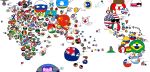  absurdres countryball everyone highres map oil oil_refinery spikes tagme world_map 