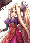  blonde_hair kid_icarus kid_icarus_uprising long_hair mazume nachure red_eyes smile solo 