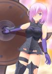  1girl fate/grand_order fate/stay_night fate_(series) purple_hair shielder_(fate/grand_order) sizukage solo violet_eyes 