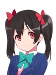  black_hair love_live!_school_idol_project red_eyes school_uniform smile ssberit twintails yazawa_nico 