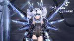  1girl 3d aqua_eyes drill_hair english gloves highres long_hair looking_at_viewer mechanical_wings neptune_(series) solo twintails white_hair wings 