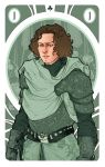  1boy a_song_of_ice_and_fire armor artist_name brown_eyes brown_hair cape curly_hair flower game_of_thrones gloves loras_tyrell rose simona_bonafini solo 