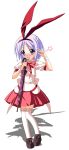  amae_koromo_(cosplay) blush cosplay fukuhara_kaori hairband highres hiiragi_tsukasa lucky_star open_mouth purple_hair ribbon rindou_(awoshakushi) saki seiyuu_connection seiyuu_joke shadow shoes short_hair solo sweatdrop thigh-highs thighhighs umbrella white_legwear white_thighhighs 