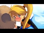  bad_id blonde_hair blush hat ice letterboxed miyu_(matsunohara) pokemon pokemon_special ponytail solo spoilers yellow_(pokemon) 