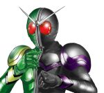  kamen_rider kamen_rider_double kamen_rider_w tencha tencha_(raki-raki) 