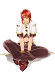  green_eyes luke_fon_fabre male namco redhead simple_background tales_of_the_abyss wrong_direction 