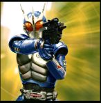  belt gun horns kamen_rider kamen_rider_agito_(series) kamen_rider_g3 makacoon power_armor solo weapon 