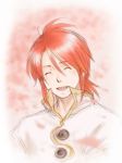  blush luke_fon_fabre male namco open_mouth redhead simple_background tales_of_the_abyss wrong_direction 