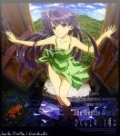  english female frog furude_rika higurashi_no_naku_koro_ni j-garakuta junkparts purple_hair solo violet_eyes water 