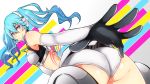  aqua_eyes aqua_hair ass breasts elbow_gloves gloves goodsmile_company hatsune_miku noboes smile twintails vocaloid 