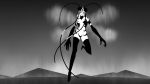  1girl antennae artist_request breasts claws drawfag highres horn insect_girl insect_wings looking_at_viewer monster_girl mosquito mosquito_musume one-punch_man solo source_request wings 