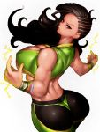  1girl ass breasts fumio_(rsqkr) large_breasts laura_matsuda looking_at_viewer looking_back solo street_fighter street_fighter_v 