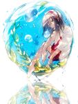  1girl fuyusuke highres plant water water_drop 