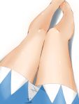  1girl bare_legs barefoot blue_dress cirno dress from_behind legs_together mizune_(winter) shiny shiny_skin simple_background sitting solo thigh_gap toenails toes touhou white_background 