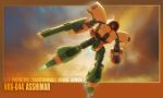  asshimar beam_rifle character_name clouds energy_gun flying gundam highres mecha no_humans solo viridian-c zeta_gundam 