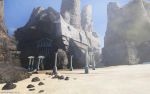  3d desert final_fantasy final_fantasy_fortress final_fantasy_xii official_art outdoors rock ruins sand scenery sky source_request 