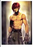  belt character_request gloves highres homare_(artist) homare_(fool's_art) male muscle red_hair redhead scan shirtless 