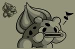  bulbasaur harmonica instrument musical_note no_humans pokemon pokemon_(creature) shenanimation 