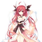  1girl date_a_live hand_on_hip itsuka_kotori long_hair red_eyes redhead solo transparent_background 