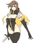  1girl artist_request breasts celes_chere cleavage cosplay crossover drawfag final_fantasy final_fantasy_vi fusion solo source_request tales_of_(series) tales_of_the_abyss tear_grants 