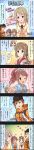  5koma ? artist_request blonde_hair brown_eyes brown_hair character_name comic drill_hair green_eyes highres idolmaster idolmaster_cinderella_girls kiba_manami long_hair long_image morikubo_nono multiple_girls official_art one_eye_closed pink_eyes ponytail redhead shiina_noriko short_hair smile tall_image translation_request very_long_hair yorita_yoshino 