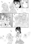  bokutachi_wa_hitotsu_no_hikari clapping comic crying hoshizora_rin koizumi_hanayo love_live!_school_idol_project minami_kotori monochrome nishikino_maki sonoda_umi tears yazawa_nico yomo_tsuka younger 