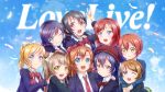  6+girls aqua_eyes ayase_eli b.ren black_hair blazer blonde_hair blue_eyes blue_hair brown_hair green_eyes hair_ribbon hat highres hoshizora_rin jacket koizumi_hanayo kousaka_honoka long_hair looking_at_viewer love_live!_school_idol_project minami_kotori multiple_girls nico_nico_nii nishikino_maki one_eye_closed one_side_up open_mouth orange_eyes orange_hair ponytail purple_hair red_eyes redhead ribbon school_uniform short_hair smile sonoda_umi thigh-highs toujou_nozomi twintails violet_eyes yazawa_nico yellow_eyes 